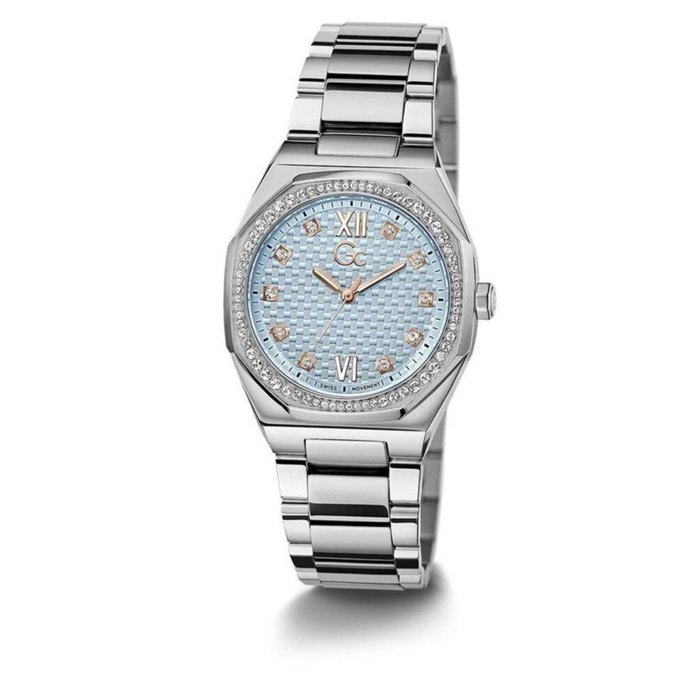 GC Stainless Steel Dress Watch with Date Function Women Gray Watches